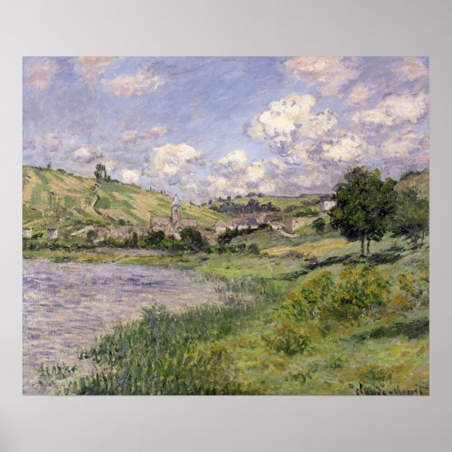 Poster Claude Monet | Landscape, Vetheuil, 1879 (Devant)