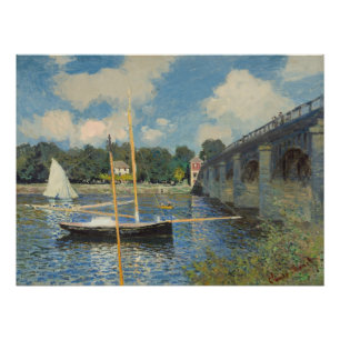 Poster Claude Monet   Le pont d'Argenteuil