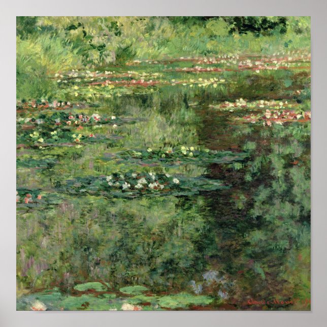 Poster Claude Monet | L'étang Nénuphar (Devant)