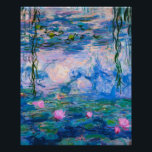 Poster Claude Monet - Lys d'eau 1919<br><div class="desc">Claude Monet - Water Lilies 1919. La célèbre peinture artistique.</div>