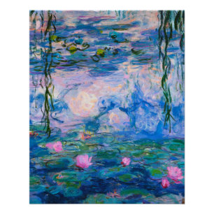 Poster Claude Monet - Lys d'eau 1919