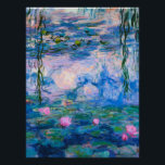 Poster Claude Monet - Lys d'eau 1919<br><div class="desc">Claude Monet - Water Lilies 1919. La célèbre peinture artistique.</div>