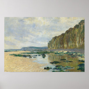Poster Claude Monet - Marée basse à Varengeville