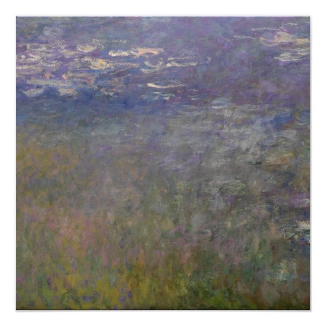 Poster Claude Monet - Nymphéas (Devant)