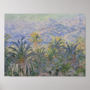 Poster Claude Monet - Palm Trees at Bordighera