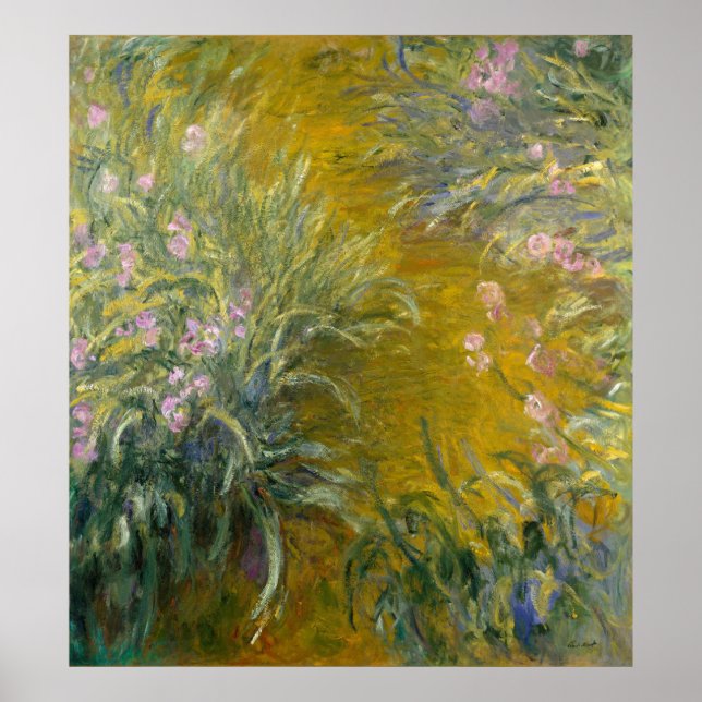 Poster Claude Monet | Path through the Irises (Devant)