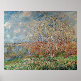 Poster Claude Monet Printemps