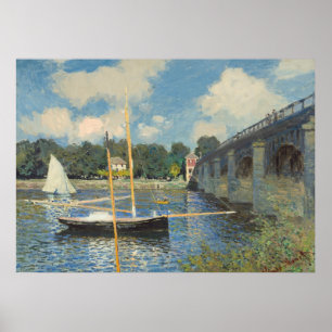 Poster Claude Monet   The Bridge at Argenteuil