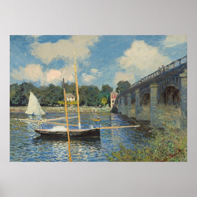 Poster Claude Monet | The Bridge at Argenteuil (Devant)