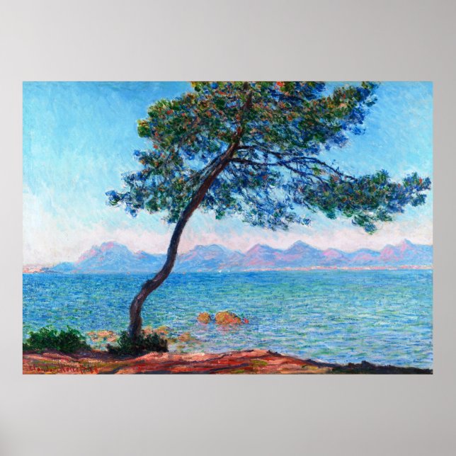 Poster Claude Monet: The Esterel Mountains (Devant)