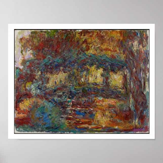 Poster Claude Monet | The Japanese Bridge (Devant)