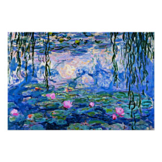 Poster Claude Monet - Water Lilies, 1919,