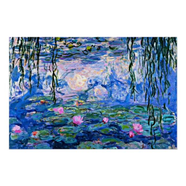 Poster Claude Monet - Water Lilies, 1919, (Devant)