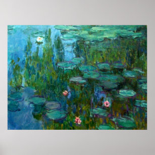 Poster Claude Monet's Nymphéas