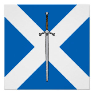 Poster Claymore et Saltire
