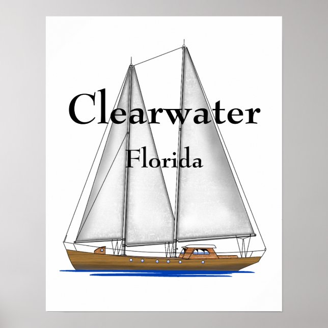 Poster Clearwater en Floride (Devant)