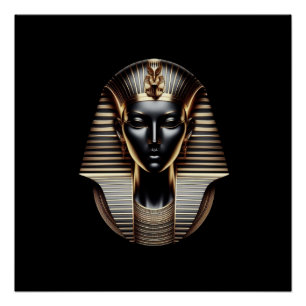 Poster Cleopatre Egyptian Art