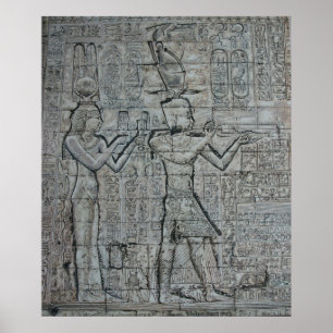 Poster Cléopâtre et Caesarion
