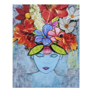 Poster Cloche bleue