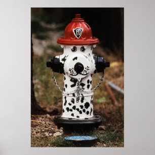 Poster Close-up of Fire Hydrant