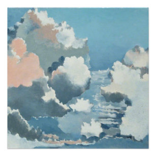 Poster Cloudscape, belle peinture de Paul Nash