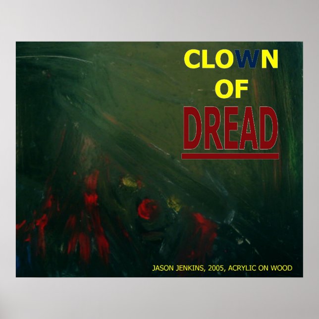 POSTER CLOWN DE LA PEUR (Devant)