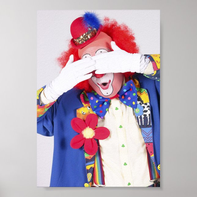 Poster Clown Peekaboo (Devant)
