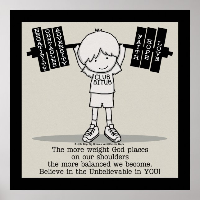 Poster Club BITUB - Plus Équilibré (Avec Frontière) (Devant)