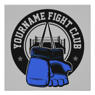 Poster Club de combat mixte d'arts martiaux MIXED MARTIAL