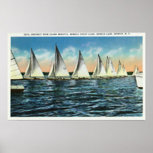 Poster Club de yacht de Sénèque