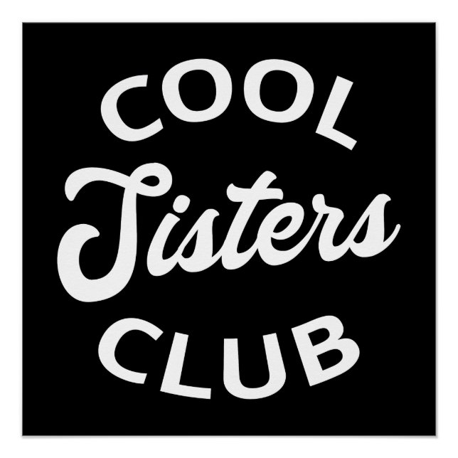 Poster Club des Sœurs Cool I (Devant)