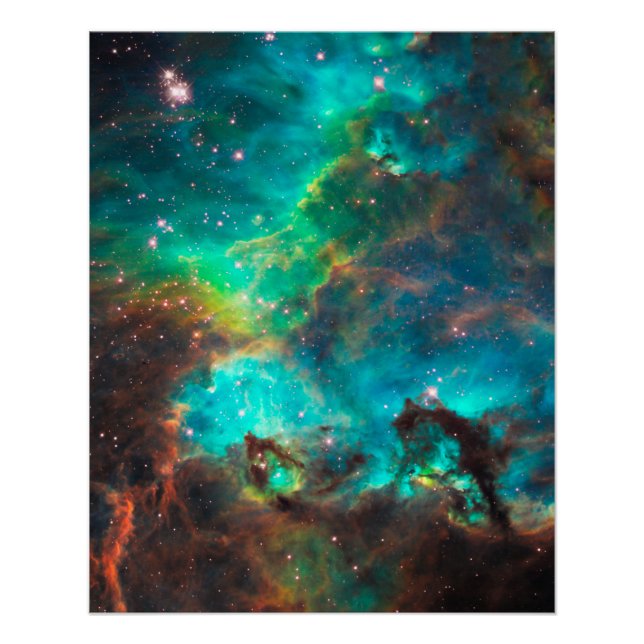 Poster Cluster de Stunning Aqua Star (Devant)