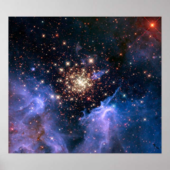 Poster Cluster Star NGC 3603 (Devant)