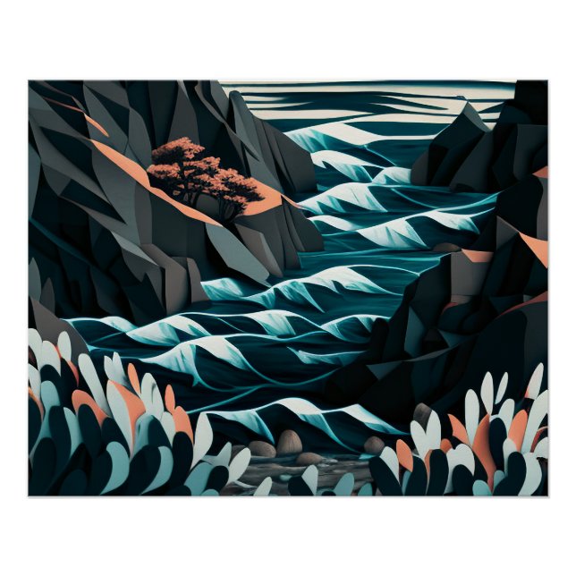 Poster Coastal (Devant)