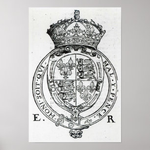 Poster Coat of Arms of Queen Elizabeth I