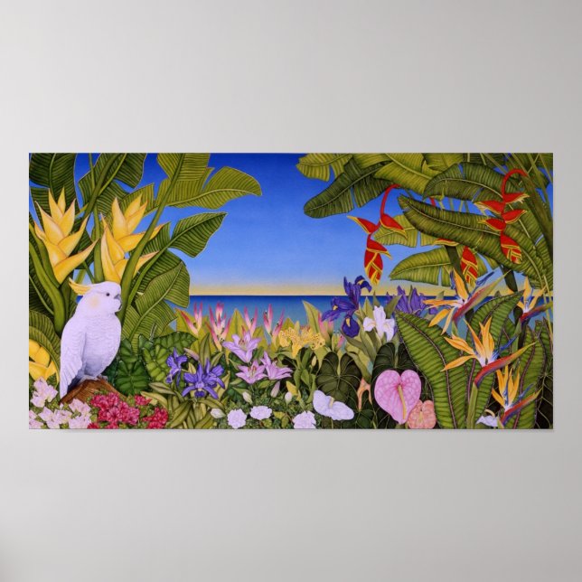 Poster Cockatoo in Paradise (Devant)