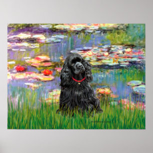 Poster Cocker Spaniel (noir) - Lys 2