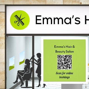 Poster Code QR de l'entreprise moderne Minimaliste Promot