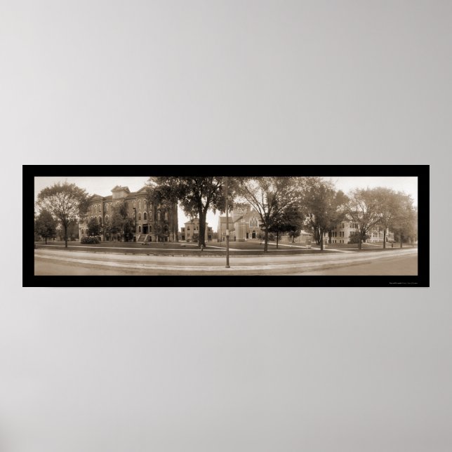 Poster Coe College IA Photo 1914 (Devant)