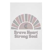 Cœur Brave Âme Forte Inspiration Bohème