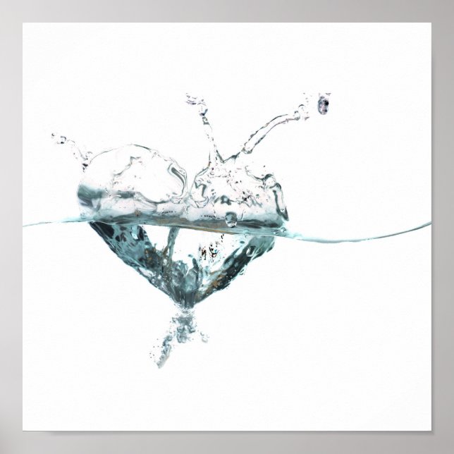 Poster coeur d'eau (Devant)
