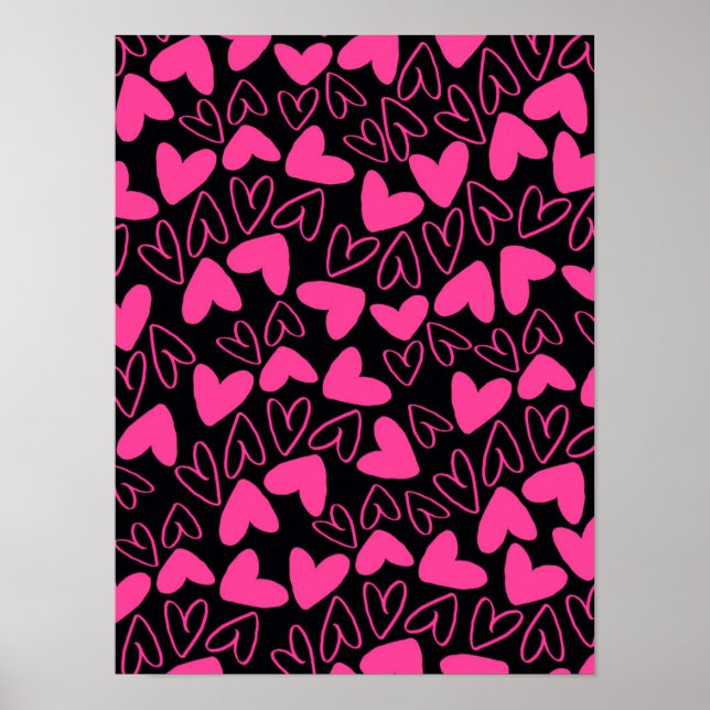 Poster Coeurs (Devant)