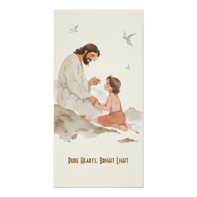 Poster Coeurs purs Lumière vive (Devant)