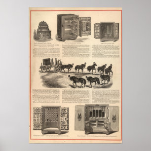 Poster Coffres-forts de champion du brevet de l'hareng