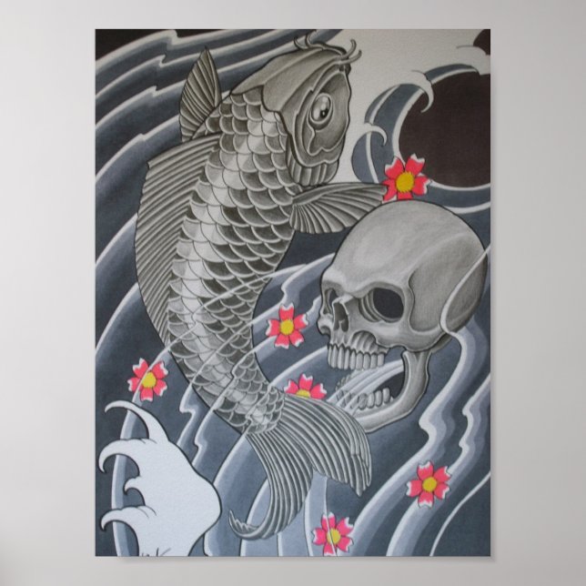 Poster COI SKULLPrint (Devant)