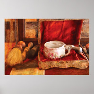 Poster Coiffeur - soin pour un rasage