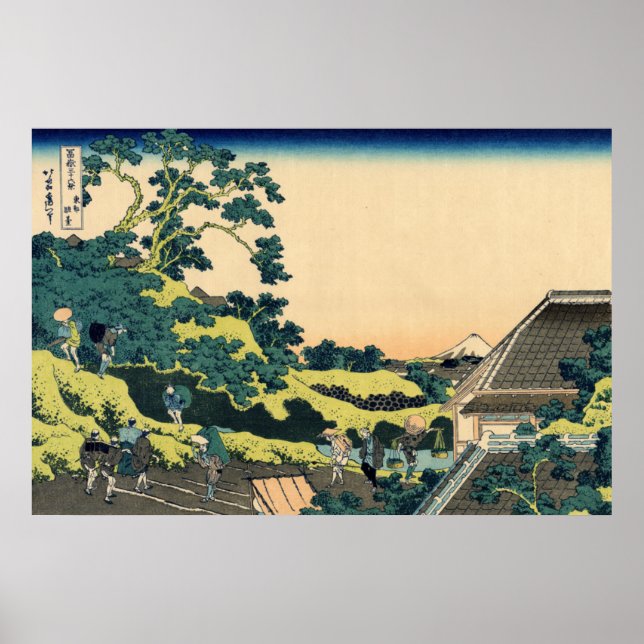 Poster Col Fuji from Mishima (Devant)