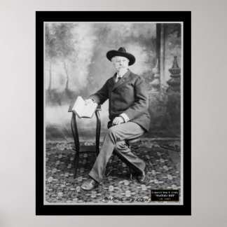 Poster Col. Wm F. Buffalo Bill Cody 1907