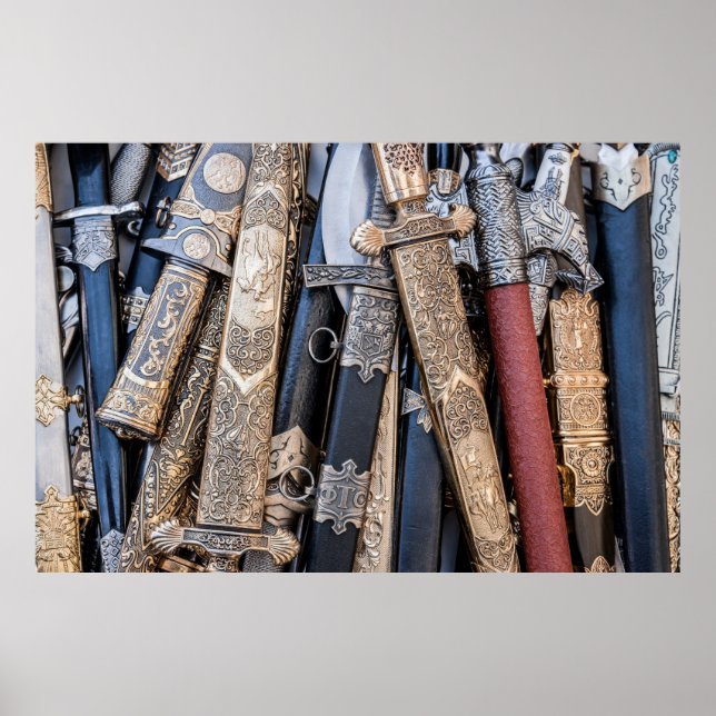 Poster Cold steel arms (Devant)