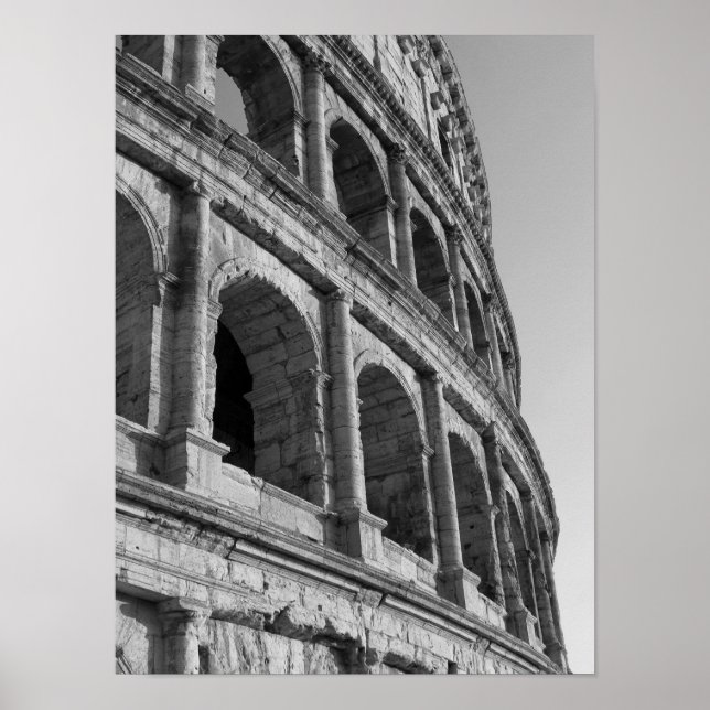 Poster Colisée à Rome. amphithéâtre romain monumental (Devant)